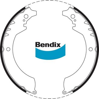Bendix-AU BS1607 - Комплект гальм, барабанний механізм avtolavka.club