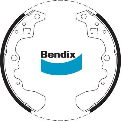 Bendix-AU BS1616 - Комплект гальм, барабанний механізм avtolavka.club