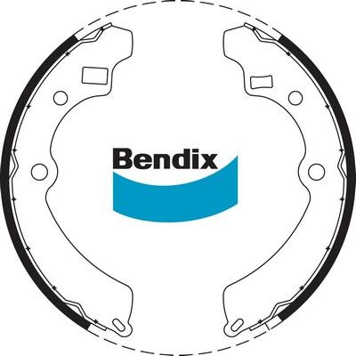 Bendix-AU BS1617 - Комплект гальм, барабанний механізм avtolavka.club