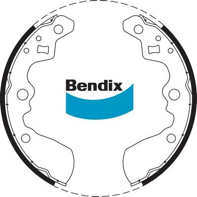 Bendix-AU BS1684 - Комплект гальм, барабанний механізм avtolavka.club