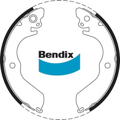 Bendix-AU BS1681 - Комплект гальм, барабанний механізм avtolavka.club