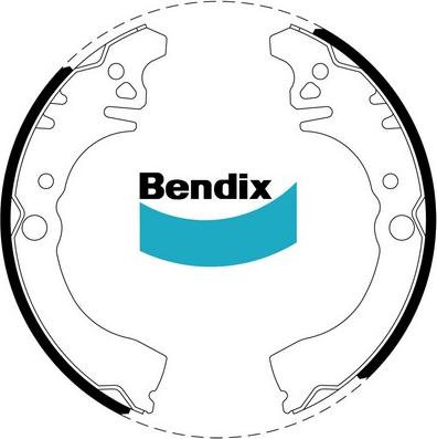 Bendix-AU BS1673 - Комплект гальм, барабанний механізм avtolavka.club