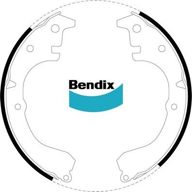 Bendix-AU BS1189 - Комплект гальм, барабанний механізм avtolavka.club