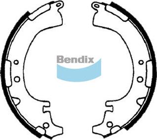 Bendix-AU BS1356 - Комплект гальм, барабанний механізм avtolavka.club