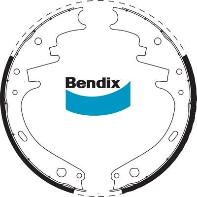 Bendix-AU BS1323 - Комплект гальм, барабанний механізм avtolavka.club