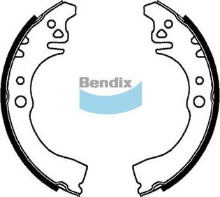 Bendix-AU BS1795 - Комплект гальм, барабанний механізм avtolavka.club