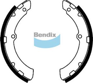 Bendix-AU BS1746 - Комплект гальм, барабанний механізм avtolavka.club