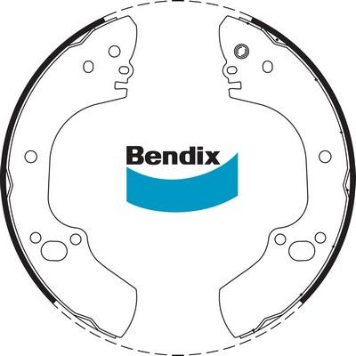 Bendix-AU BS1757 - Комплект гальм, барабанний механізм avtolavka.club