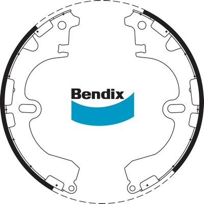 Bendix-AU BS1704 - Комплект гальм, барабанний механізм avtolavka.club