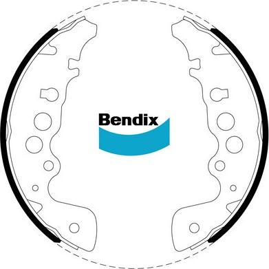 Bendix-AU BS1787 - Комплект гальм, барабанний механізм avtolavka.club