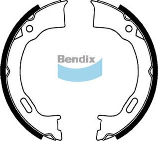 Bendix-AU BS1774 - Комплект гальм, ручник, парковка avtolavka.club