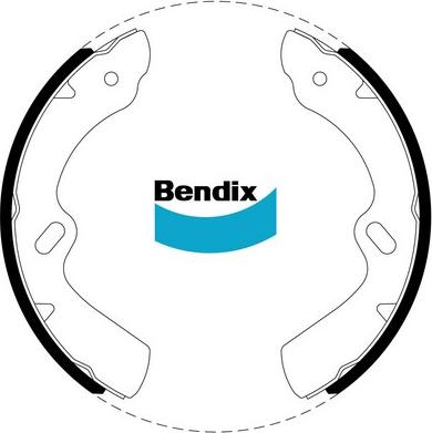 Bendix-AU CBS1733 - Комплект гальм, барабанний механізм avtolavka.club