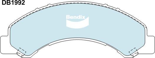 Bendix-AU CVP1992 PTHD - Гальмівні колодки, дискові гальма avtolavka.club