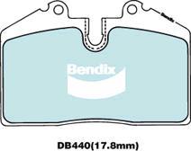 Bendix-AU DB440 ULT - Гальмівні колодки, дискові гальма avtolavka.club