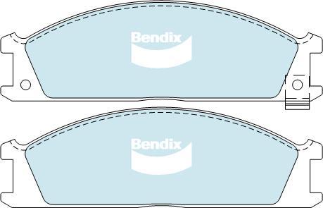 Bendix-AU DB438 -4WD - Гальмівні колодки, дискові гальма avtolavka.club