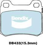 Bendix-AU DB433 GCT - Гальмівні колодки, дискові гальма avtolavka.club