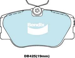 Bendix-AU DB425 EURO+ - Гальмівні колодки, дискові гальма avtolavka.club