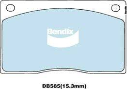 Bendix-AU DB585 ULT - Гальмівні колодки, дискові гальма avtolavka.club