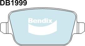 Bendix-AU DB1999 EURO+ - Гальмівні колодки, дискові гальма avtolavka.club