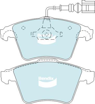 Bendix-AU DB1947 HD - Гальмівні колодки, дискові гальма avtolavka.club