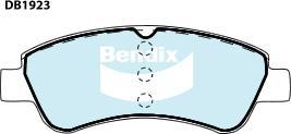 Bendix-AU DB1923 EURO+ - Гальмівні колодки, дискові гальма avtolavka.club