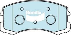 Bendix-AU DB1455 GCT - Гальмівні колодки, дискові гальма avtolavka.club