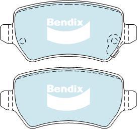 Bendix-AU DB1511 EURO+ - Гальмівні колодки, дискові гальма avtolavka.club