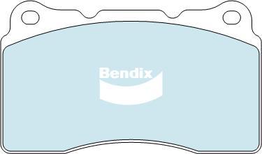 Bendix-AU DB1695 EURO+ - Гальмівні колодки, дискові гальма avtolavka.club