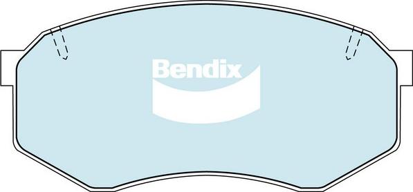 Bendix-AU DB1141 -4WD - Гальмівні колодки, дискові гальма avtolavka.club