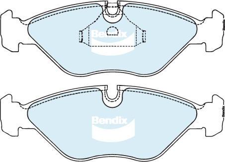 Bendix-AU DB1156 GCT - Гальмівні колодки, дискові гальма avtolavka.club