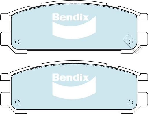 Bendix-AU DB1186 ULT - Гальмівні колодки, дискові гальма avtolavka.club