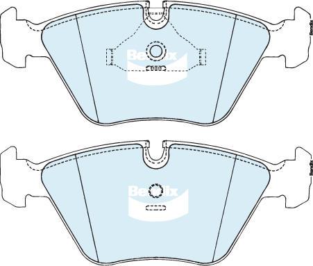 Bendix-AU DB1131 EURO+ - Гальмівні колодки, дискові гальма avtolavka.club