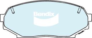 Bendix-AU DB1178 GCT - Гальмівні колодки, дискові гальма avtolavka.club