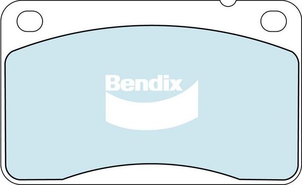 Bendix-AU DB1173 EURO+ - Гальмівні колодки, дискові гальма avtolavka.club