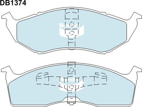 FMSI-VERBAND D0730 - Гальмівні колодки, дискові гальма avtolavka.club