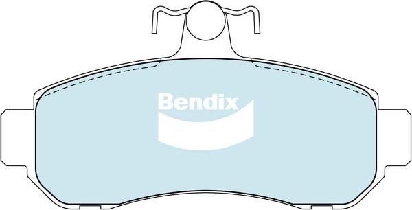Bendix-AU DB1203 GCT - Гальмівні колодки, дискові гальма avtolavka.club
