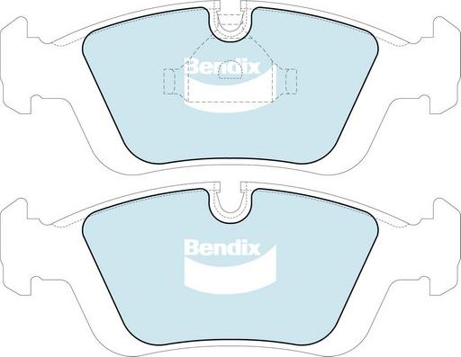 Bendix-AU DB1224 EURO+ - Гальмівні колодки, дискові гальма avtolavka.club