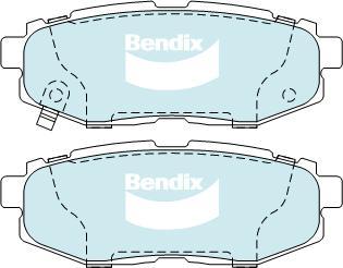 Bendix-AU DB1789 GCT - Гальмівні колодки, дискові гальма avtolavka.club