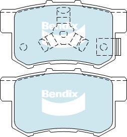 Bendix-AU DB1728 -4WD - Гальмівні колодки, дискові гальма avtolavka.club