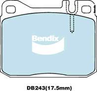 Bendix-AU DB243 GCT - Гальмівні колодки, дискові гальма avtolavka.club