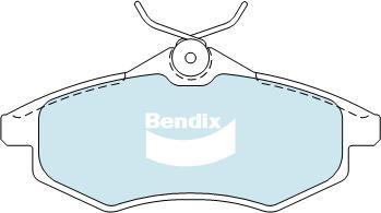 Bendix-AU DB2042 EURO+ - Гальмівні колодки, дискові гальма avtolavka.club