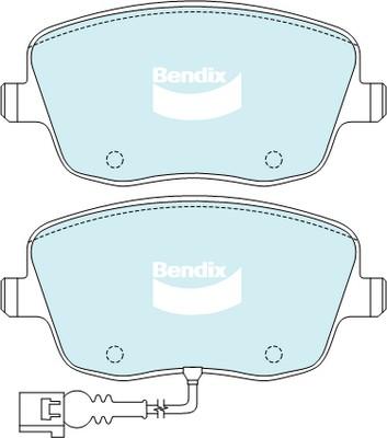 Bendix-AU DB2032 HD - Гальмівні колодки, дискові гальма avtolavka.club