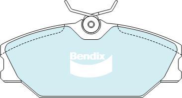 Bendix-AU DB2029 EURO+ - Гальмівні колодки, дискові гальма avtolavka.club