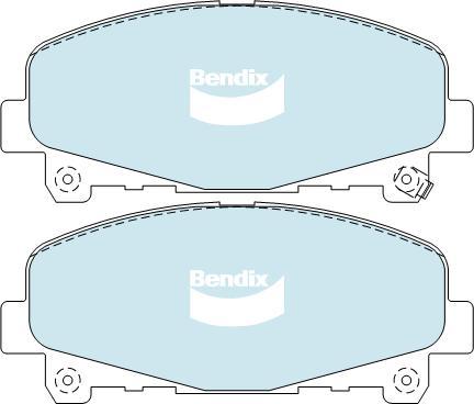 Bendix-AU DB2118 GCT - Гальмівні колодки, дискові гальма avtolavka.club