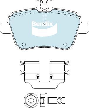 Bendix-AU DB2318 EURO+ - Гальмівні колодки, дискові гальма avtolavka.club