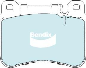 Bendix-AU DB2235 GCT - Гальмівні колодки, дискові гальма avtolavka.club