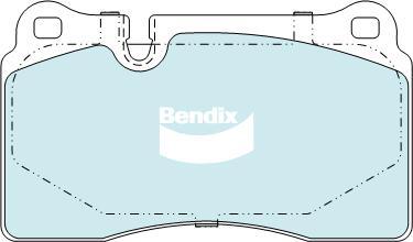 Bendix-AU DB2228 EURO+ - Гальмівні колодки, дискові гальма avtolavka.club