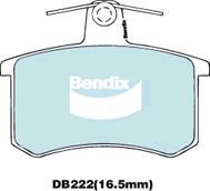 Bendix-AU DB222 EURO+ - Гальмівні колодки, дискові гальма avtolavka.club