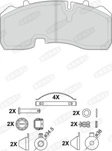 Beral 2916530004245754 - Гальмівні колодки, дискові гальма avtolavka.club