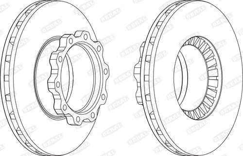 Beral BCR192A - Гальмівний диск avtolavka.club